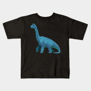 Blue Dinosaur Emoji Kids T-Shirt